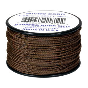 Micro Cord: Atwood Micro Cord - Brown - 1.18mm - USA Made