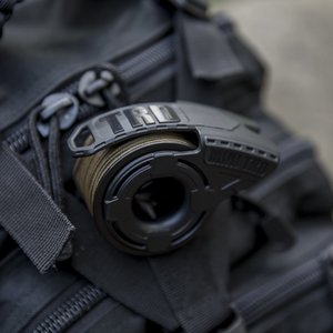 Micro Cord: Microcord dispenser Mini TRD Black - incl 125ft Micro cord