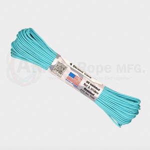 Atwood Paracord 275 - Light Blue - 2.4mm 4 Strand 30m/100ft - USA Made