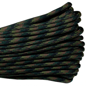 Atwood Rope: Atwood Rope USA Paracord 550  - Woodland Camo