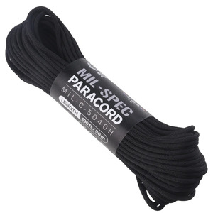 MIL-C5040H Military Spec Paracord 30m/100ft Black