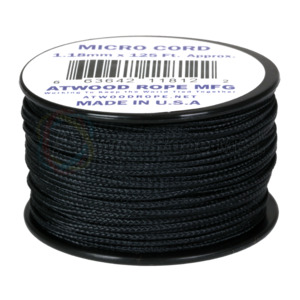 Products: Atwood Micro Cord - Black - 1.18mm - USA Made