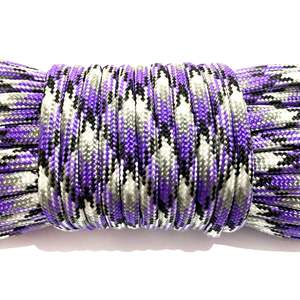 Paracord Rope 30m  Purple Camo