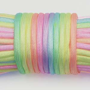 Paracord Rope Pastel Rainbow Ombre