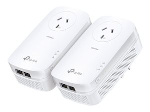 Products: TP-Link Powerline TL-PA9020P, V4, Starter Kit, powerline adapter kit, wall-pluggable - NZ - pp.co.nz