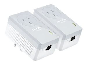 Products: TP-Link AV500, Passthrough Starter Kit, powerline adapter kit, wall-pluggable - NZ - pp.co.nz