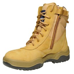 Trade: Lace Up Zip Sider 8" Safety Boot
