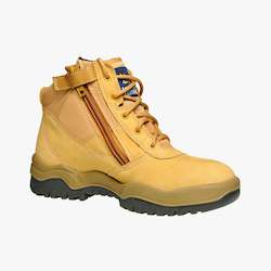 All Other: MONGREL - Zip Sider 6" Safety Boot - Wheat