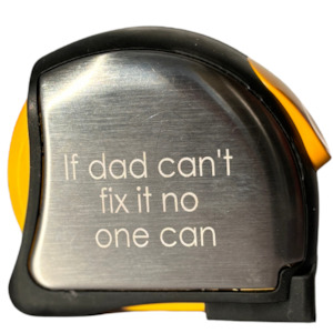 Gifts Under 50: Personalised 5 Metre Tape Measure