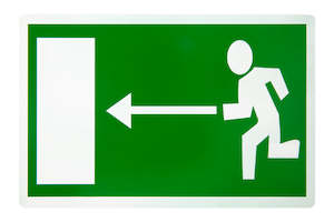 Exit Door Sign
