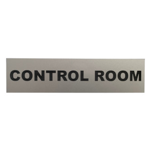 Signs: Control Room Sign