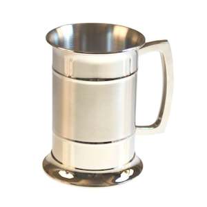 Tankards: Tankard Two Tone - Stainless Steel - Personalized Gift For Milestones