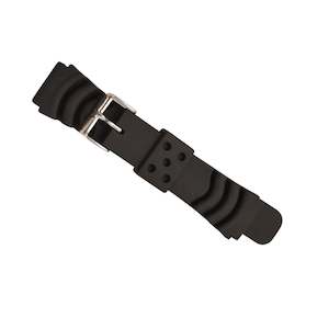 Watch Bands: Sports PU Wave Diver Watch Band