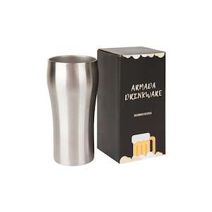 Drinkware: Brushed Stainless Steel Cup - Add Engraving