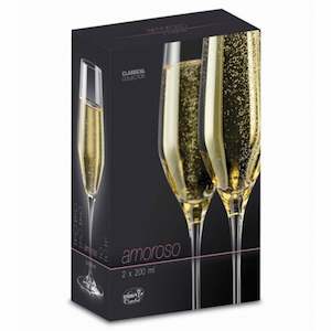 Drinkware: Champagne Flute 200ml Two-Pack