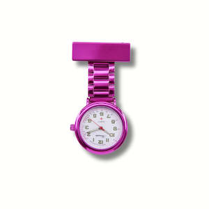 Nurses Watches: Pink Anodised Nurse Watch