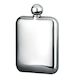 Stainless Steel 6oz Hipflask - High Polished with a Mirror Finish