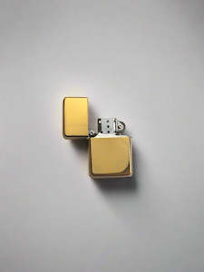 Lighters: Shiny Gold Star Lighter