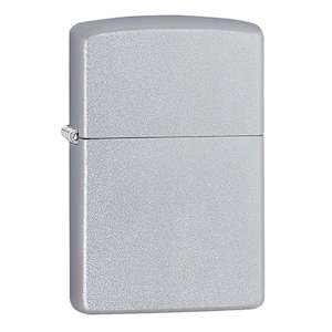 Satin Chrome Zippo Lighter - Add Engraving