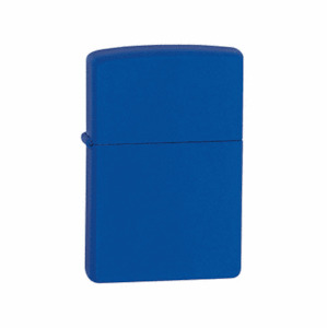 Matte Royal Blue Zippo Windproof Lighter - Add Engraving