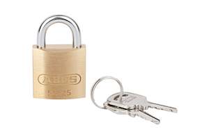 Padlocks: 25mm Brass ABUS Padlock 55 Series