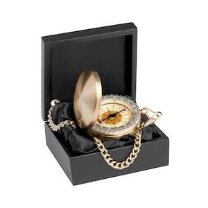 Pocket Watches: Brass Pocket Compass - Add Engraving