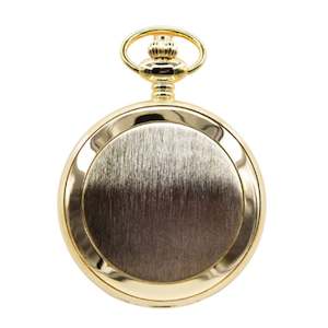 Pocket Watches: Brushed Brass Pocket Watch - Add Engraving - Mister Minit