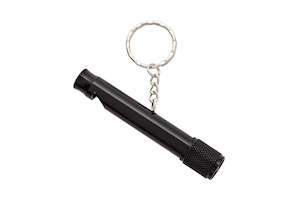 Keyring Utility: Micro Torch & Whistle Key Ring Accessory