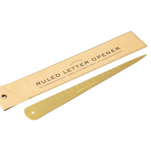 Business: Brass Letter Opener - Add Engraving