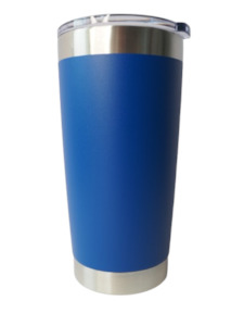 Engravable Christmas Gifts Under 50: 20oz Blue Travel Mug