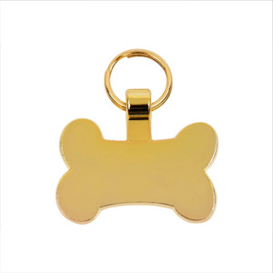 Pet Tags: Metal Bone Pet Tags