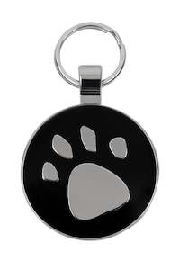 Pet Tags: Paw Print Pet Tags
