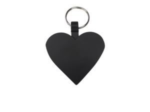 Matte Coloured Heart Pet Tags