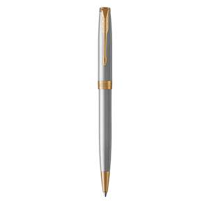 Business: Parker Sonnet Silver Gold Ball Point Pen