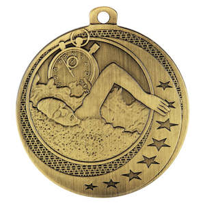 Business: Gold Swim Medal