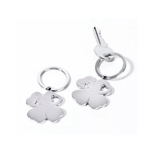 Best Friend Clovers With Swarovski Crystals Keyring