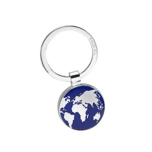Keyrings: Around The World Globe Keyring