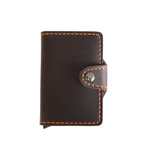 Business: RFID Protected Leather Card Holder