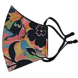 Face Masks: Parisian with Liberty Face Mask - Floral Marble