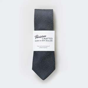 Parisian Crafted Ties Bows Ties: Olive and Navy Textured Tie