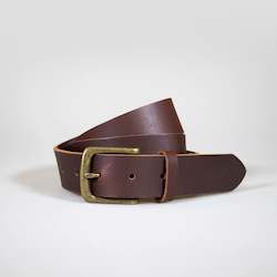 Everyday Classic Leather Belt - Brown
