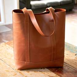 Everyday Leather Tote - Tan