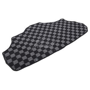 Chequer Boot Mats: Mitsubishi CJ Lancer - Checker Boot Mat
