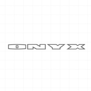 Car Parts And Accessories: ONYX edition Replica Decal
