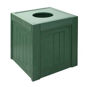 Standard Golf 10-Gallon (38 L) Recycled Square Trash Container