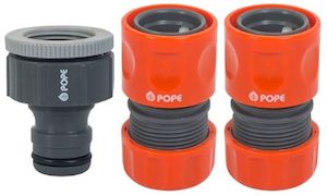 Tap And Hose Connectors: Pope 18mm Hose Connection Set