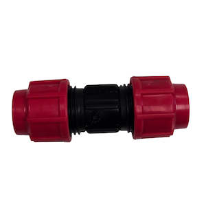 Parkland: MDPE Compression Repair Coupler - Red