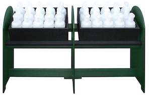 Divot Mix Storage: Standard Golf Double Divot Mix Bottle Rack
