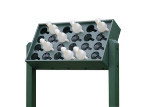 Divot Mix Storage: Standard Golf Green Line Divot Mix Bottle Rack