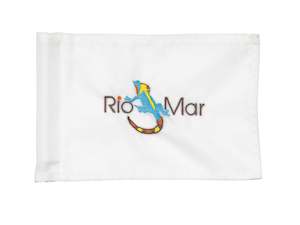 Golf Course Flags Flagsticks: Standard Golf Embroidered Flags | CUSTOM